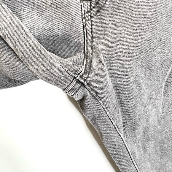 Levis Wedgie straight high rise grey jeans 24 - Picture 9 of 15